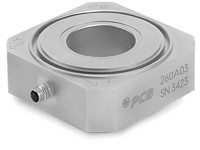 triax icp® force sensor, 10k lb (fz), 4000 lb (fx,y), 0.25 mv/lb (z), 1.25 mv/lb (x, y)