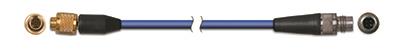 low outgassing, 4-conductor, shielded cable, 10-ft, 4-socket plug to 4-pin jack