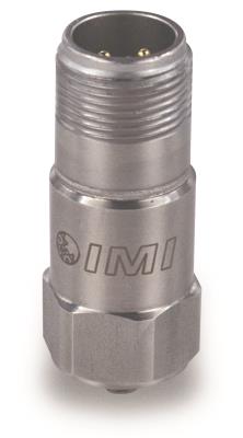 intrinsically safe, industrial, ceramic shear icp® accel, 10 mv/g, 0.5 to 10k hz, top exit, 2-pin conn., single point iso 17025 accredited calibration