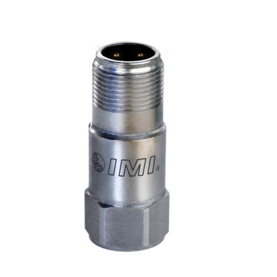dual output (vibration/temperature), industrial, ceramic shear icp® accel, 100 mv/g, 0.5 to 10k hz, top exit, 3-pin conn, single point iso 17025 accredited calibration