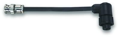 10’ two-conductor, polyurethane-jacketed cable with two-socket, right-angle mil-c-5015 connector on one end and bnc plug on the other end 508bq010ac