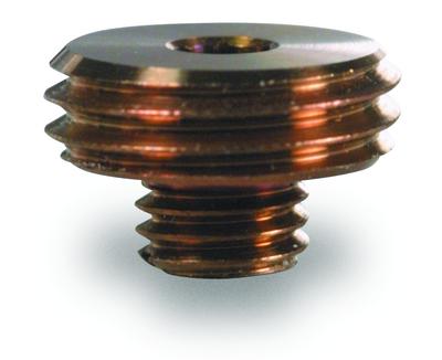 swivel mounting stud, 1/2-20  to 1/4-28 stud with 1/8 hex socket for installation (for models 607a11 & 607a61)