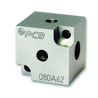 triaxial mounting cube, 1.23 sides, with 3-1/4-28 socket head cap screws