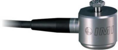 ring-style, industrial, ceramic shear icp® accel, 100 mv/g, 0.2 to 10.5k hz, side exit, 70-ft integral cable, hydrotest