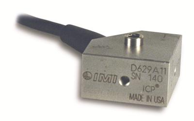 triaxial, industrial, ceramic shear icp® accel., 100 mv/g, 0.8 to 8k hz, side exit, 10-ft integral cable, triaxial frequency sweep iso 17025 accredited calibration