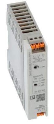 din rail mount 24 vdc power supply, 120-230 vac input