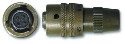 4-socket ms3116 bayonet connector (meets mil-c-26482)