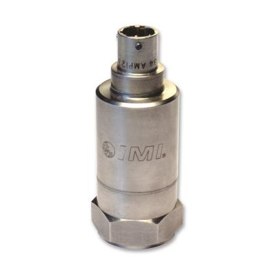 intrinsically-safe, dual output (vibration/temperature) vibration sensor, 4 to 20 ma output, 0 to 1.0  in/sec rms, 10 to 1k hz, top exit, 4-pin bayonet conn