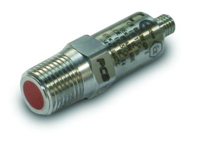 intrinsic safe icp® pressure sensor, 50 psi, 100 mv/psi, ground isolated, 10-32 connector, temp to 250f