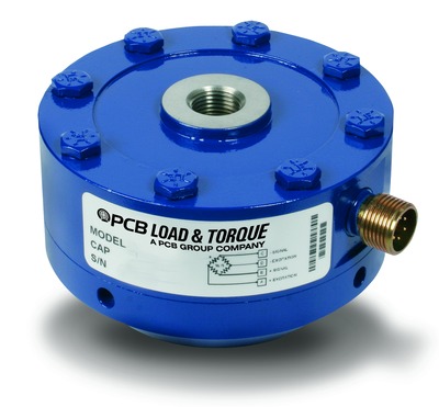 fatigue load cell, low profile, 12.5 kn rated capacity, 100% static overload protection, 1.5mv/v output, m16x2-4h female thread, pc04e-10-6p connector, steel construction