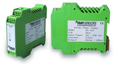 din rail mount 24 vdc power supply, 120-230 vac input