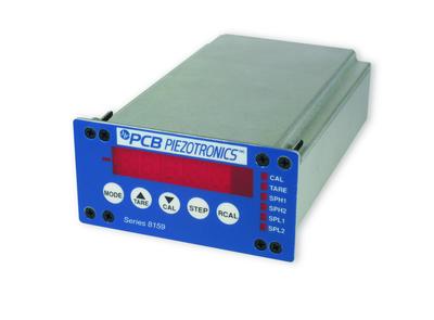 pcb l&t 5-digit red led display, 1/8 din panel mount strain gage signal conditioner, 10 vdc excitation, 2.5 mv/v full scale, 4 set points, 10 vdc & 4 to 20 ma outputs, ce