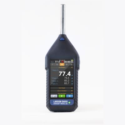 spartan model 821 class 1 sound level meter with logging, measurement history, free-field microphone (50mv/pa), preamplifier (prm821) & usb-c cable (cbl242-03) and noise dosimetry (x21-dos)