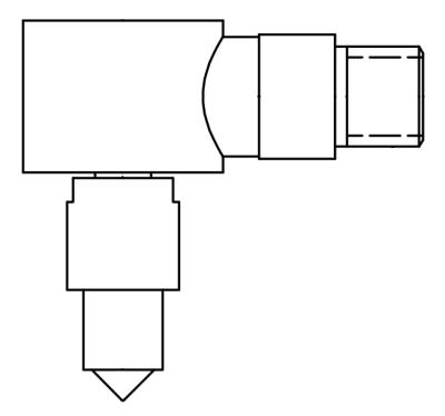 sensor for miniature instrumented impulse hammer (086e80), 0 to 50 lbf