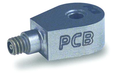 miniature (2 gm), ring-style, charge output accel., 5 pc/g, 10k hz, 5-44 side conn.