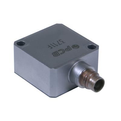 single axis vc mems accelerometer, 14 mv/g, +/-100 g, 1/4-28 4-pin plug