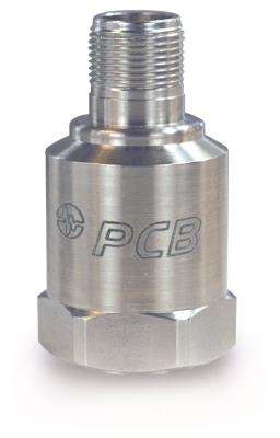 seismic, ceramic shear icp® accel., 1 v/g, 0.5 to 2k hz, 2-pin top conn