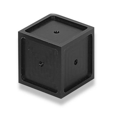 easy mount triaxial block, plastic, 1.265 sq.