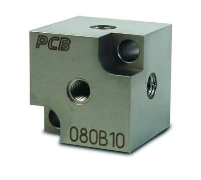 triaxial mtg adaptor, 0.87 cube, 10-32 thd on each surface, ss