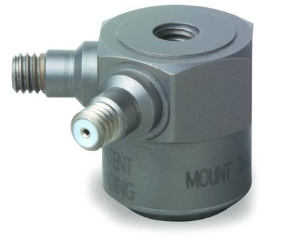 icp® impedance head, force/accel: force: 100 mv/lb, range +/- 50 lbs; accel: 100 mv/g, 50 g range