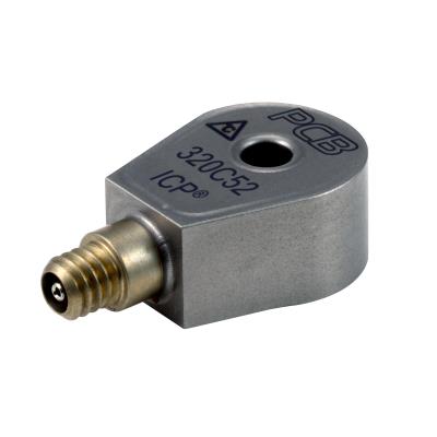 uht-12™, icp® accel., miniature (2 gm), ring-style, low temperature coefficient ltc , 10 mv/g, 1 to 10k hz, 5-44 side connector