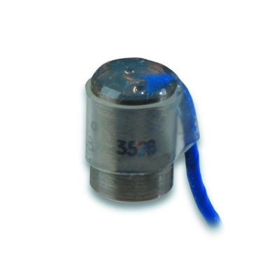 miniature, lightweight (0.7 gm), ceramic shear icp® accel., 1 mv/g, 2 to 10k hz, 10-ft integral cable