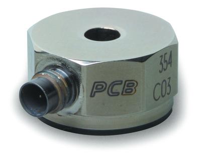 triaxial, thru-hole mtg, ceramic shear icp® accel., 100 mv/g, 0.5 to 2k hz, ground isolated, 4-pin conn.