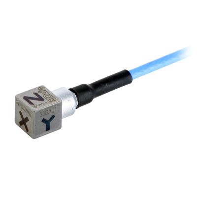 platinum stock products; triaxial, lightweight (1.0 gm) miniature, ceramic shear icp® accel., 5 mv/g, 0.25 cube, 5 ft. integral cable to 4-pin jack, no mating cable supplied