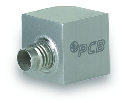 triaxial icp® accel., 10 mv/g, 500 g, 0.5 to 2.5 khz, 1/4-28 4-pin conn., 10-32 female mtg., w/filter.