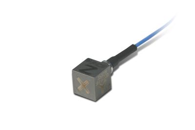 low outgassing triaxial, miniature (4 gm), ceramic shear icp® accel., 10 mv/g, 1 to 10k hz (+/- 5%), 0.5 hz 1 db, 5 ft attached cable
