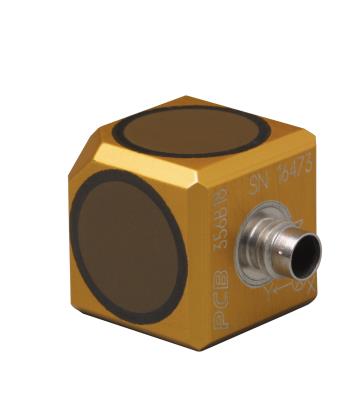 triaxial, high sensitivity, ceramic shear icp® accel., 1000 mv/g, 0.5 to 3k hz, 4-pin conn., teds