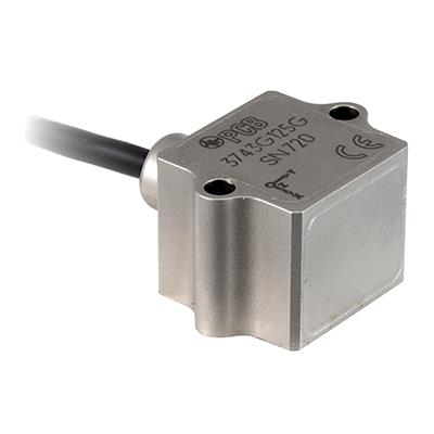 accelerometer, vc, 5g, triaxial, differential, screw mount, integral 10 ft cable