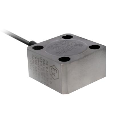 high temperature,intrinsically safe, charge mode accelerometer with uht-12™ shear sensing crystal, 10 pc/g sensitivity, +1200 degree f, 10 ft integral hard-line cable