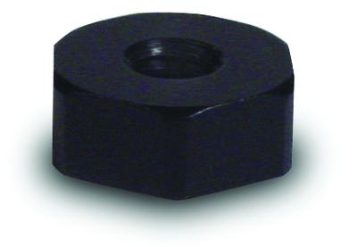 metric adhesive base, 0.31 hex x 0.125 thk, m3 x 0.50 thd, aluminum w/isolation hardcoat finish