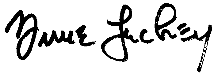Bruce Lachey Signature