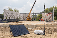 Portable Noise Monitoring System Model NMS044 at Construction Site