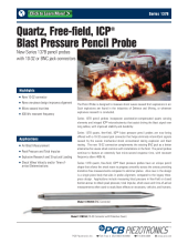 Quartz, Free-field, ICP&#174; Blast Pressure Pencil Probe
