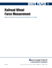 Railroad Wheel Force Measurement